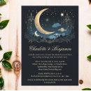 Search for rustic evening wedding invitations Moon