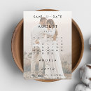 Search for calendar wedding save the dates Modern minimalist
