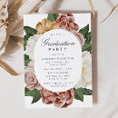 Search for vintage frame graduation invitations Botanical