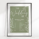 Search for program wedding posters Elegant