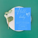 Search for hello baby invitations Blue