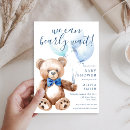 Search for we can bearly wait baby shower Blue