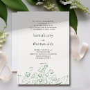 Search for lily of the valley invitations Calligraphy