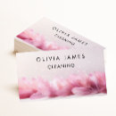 Search for cleaner business cards Pink