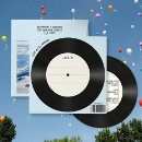 Search for vinyl records wedding stationery Music