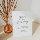 Search for open seating wedding signs Simple