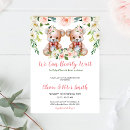Search for desert baby shower invitations Teddy bear