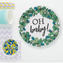 Search for oh boy baby shower plates Greenery