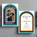 Search for blue world invitations Retro