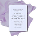 Search for lavender wedding invitations Formal