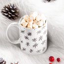 Search for silver stars mugs Snowflakes