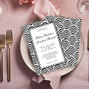 Search for jazz wedding invitations Black and white