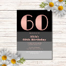 Search for rose gold and grey invitations For her