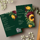 Search for fall sunflower wedding invitations All in one