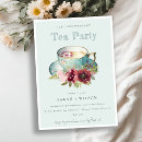 Search for teacup invitations Botanical