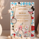 Search for alice in wonderland wedding invitations A very important date