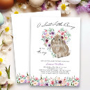 Search for pastel easter invitations Little bunny