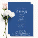 Search for blue and white wedding invitations Qr code