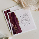 Search for burgundy and blush wedding napkins Trendy