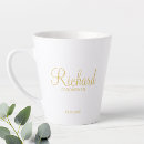 Search for gold script mugs Bridesmaid