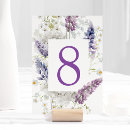 Search for lavender table cards Violet