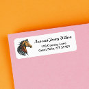 Search for brown animal return address labels Cartoon