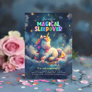 Search for unicorn sleepover invitations Slumber party