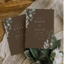 Search for greenery save the dates Boho