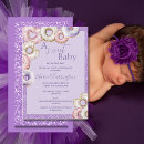 Search for purple glitter invitations Modern