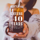 Search for 40th birthday beer glasses Cute