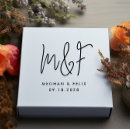 Search for bride and grooms names stickers Modern minimalist