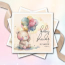 Search for teddy bear baby shower napkins Modern script calligraphy typography