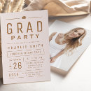 Search for blush graduation invitations Blush pink and gold
