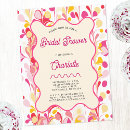 Search for abstract bridal shower invitations Colourful