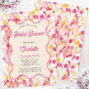 Search for abstract bridal shower invitations Colourful