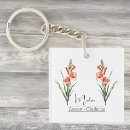 Search for birth month key rings Floral