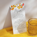 Search for watercolor wedding menus Floral