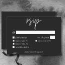 Search for dark rsvp cards Calligraphy script