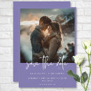 Search for purple wedding save the dates Minimalist