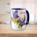Search for purple butterfly mugs Flowers