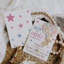 Search for simple gender reveal invitations Boy girl