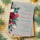 Search for december wedding invitations Winter