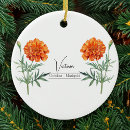 Search for marigold christmas tree decorations Flower
