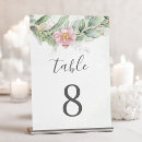 Search for elegant and natural table cards Handwritten calligraphy script