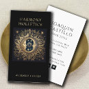 Search for sun and moon business cards Meditation