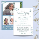 Search for butterfly memorial service invitations In loving memory