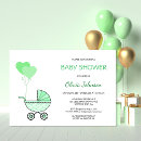 Search for green stroller invitations Cute