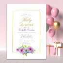 Search for flower borders baby shower invitations Blue