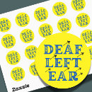 Search for left stickers Deaf