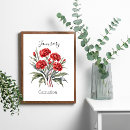 Search for birth month posters Watercolor